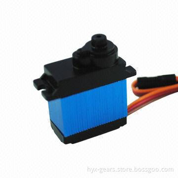 Micro Servo Motors, Analog, 13g, Metal Gear, Full Plastic Case for RC Models